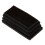 Plastic Rectangle Tube Inserts End Blanking Cap 25x50mm 80 Pcs Black 2
