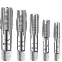 1 Set/5 Stück NPT-Rohrventil, 1/8 "1/4" 3/8 "1/2" 3/4 "Handventil-Kit Aus Kohlenstoffstahl, Verwendet für Rohre und DIY