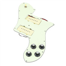 Prewired Pickguard Loaded Humbucker Pickups Set for 70s TL Electric Guitar Replacement Green
