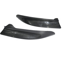 Voor E46 M3 1999-2006: Echte Dry Carbon Fiber Front Bumper Splitter Spoiler Lip