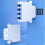Fiber Distribution Box 8 Port DIN Rail Mount 2 Cable Entries Suitable for 8 Core SC Duplex Adapter 3