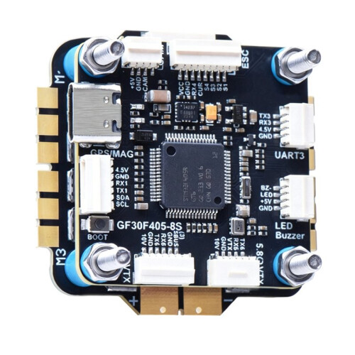 F405 GF30F405 -8S Stack avec ESC AM32 80A 4-en-1 8S pour Drone FPV Racing Freestyle F405 Stack