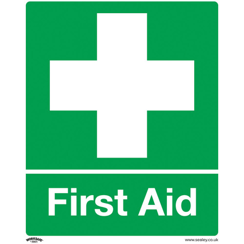 Worksafe SS26P1 Safety Sign - First Aid - Rigid Plastic