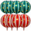 Conjunto de 8 Balões Metalizados de 22 Polegadas com Tema de Circo e Carnaval para Decoração de Festas Temáticas de Carnaval e Circo. 1