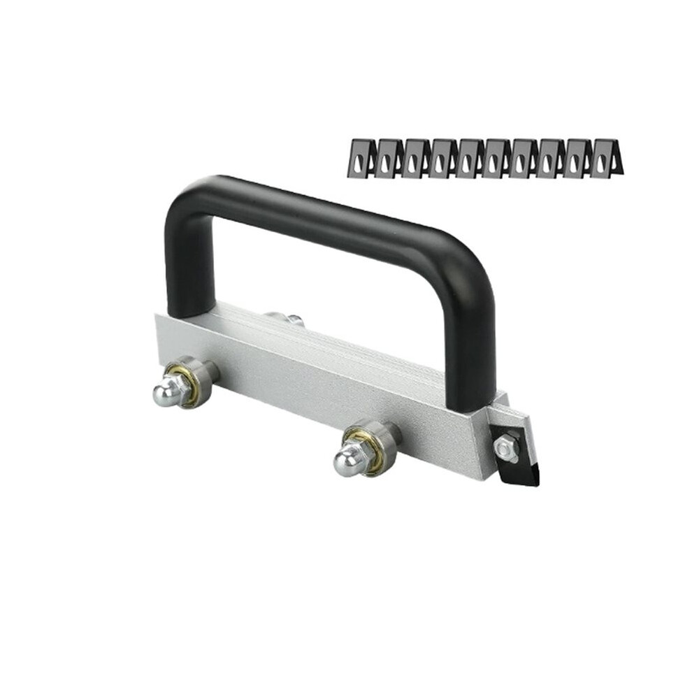 Manual Slotting Knife Vinyl Floor Groover Construction Tools Two-Way Wheeled Cutter For Plastic Roll Sports Floor 6033833560995