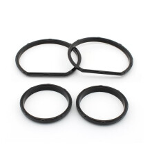 Motorcycle Instrumentenbrett Blende Kit Geschwindigkeitsmesser Trim Ring Einsätze für  Electra Glide Road Glide Tri Glide 14-