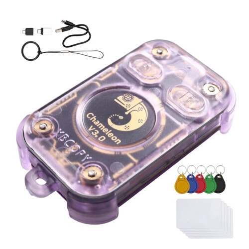 Chameleon V3.0 RFID  Chip Reader  Card Emulator NFC Reader Writer ID IC Tag Copyer+5XUID Keychain/CUID Card 1