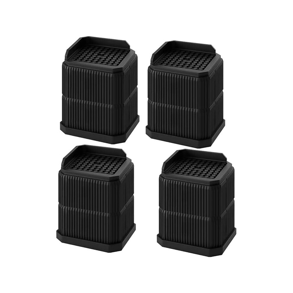 Saudism 4 Pack Stackable Treadmill Incline Riser Blocks, Height Lift For Leveling & Uphill Training, For Gym And Home