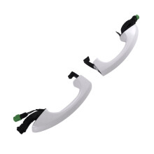 Left+Right Exterior Door Handle for 2019-2026 760837205 760837206 White