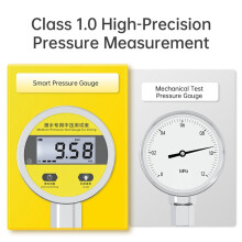 2,5 MPa Digitales Manometer PSI/Bar/MPa/Kgf/KPa G1/4 BCD-Schnittstelle 1%FS Mitteldruckmanometer Tauchausrüstung
