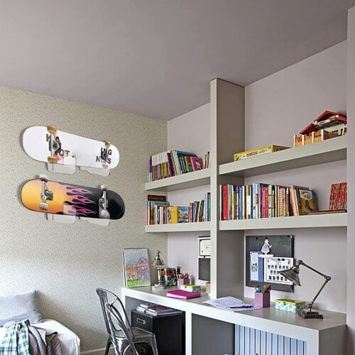 Home Wall Skateboard Rack, Wall-Mounted Skateboard Storage Rack, Skateboard Storage Rack 1