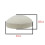 Drum Hammer Pad White  Semi-Circular Hammer Pad Drum Accessories 7