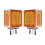 2PCs 60LED Double Face Single Stud Mount Side  Light for Heavy-Duty Trucks 1