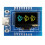 ESP32-C3 Development Board with 0.96 Inch OLED Display, WiFi  IoT Module Ceramic Antenna Yellowblue 1