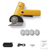 Handheld Electric Scissors Electric Cloth Cutting Machine Cutter Round Knife Charging Leather Fabric Cutting Artifact