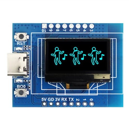 ESP32-C3 Development Board with 0.96 Inch OLED Display, WiFi  IoT Module Ceramic Antenna