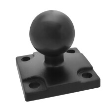 Heavy Duty Motorcycle Phone Bracket 1Inch Rubber 360 Adjustable Mounting Base for Outdoor Adventures
