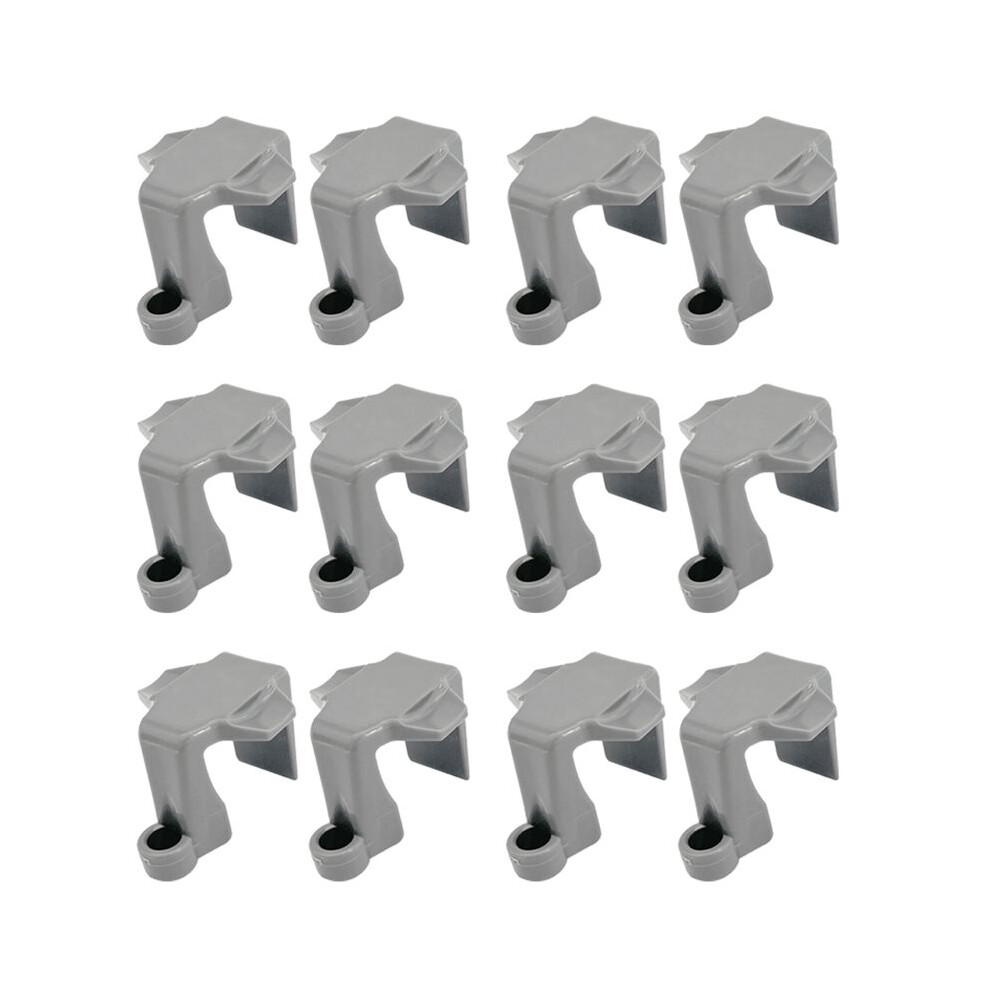 12-Pack Pontoon Boat Bumper Clips For Efficient Docking And Bumper Adjustment Pontoon Boat Square Rail 4713244272855