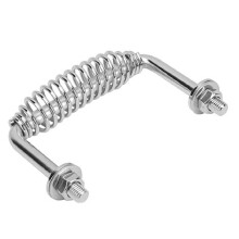 5-3/8" Spring Handle with 1/2" Seet Rod for BBQ Grills, Wood Stoves Sturdy and Heavy Duty, Bolt , Includes Hardware