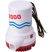 1 Stuk 12V 2000 GPH Lenspomp, Scheepsdompelpomp, Afvoerpomp voor Boten en Jachten, -Dompelpomp