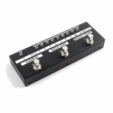 Pédale Multi-Effets pour Basse avec Chorus, Ampli Basse et Compression Réglable. Pédale D'Effet pour Guitare Basse, Noire.