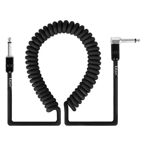 IRIN Câble Audio de 3 Mètres avec Réduction de Bruit pour Instruments (Guitare, Basse)