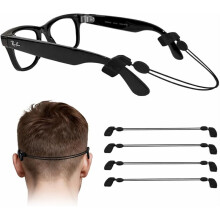 5 Rutschfeste Brillenbänder für für Meta & Meta, Verstellbares Nackenband für Sport, Reisen und Den Täglichen Gebrauch