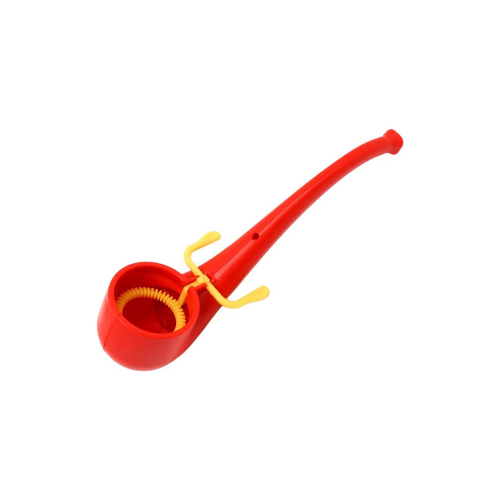 Soap Bubble Pipe Reusable Pipe-Shaped Bubble Blower Wand Blows Bubbles Like Rings For Kids & Adults A 6031379129393