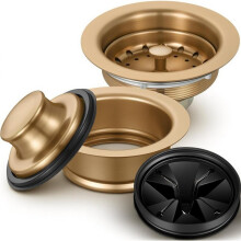 Ensemble de Crépine de Vidange D'Évier de Cuisine 3 - 1/2 Pouces, Bouchon de pour Broyeur à Déchets, Protection Anti-Éclaboussures pour Broyeur