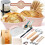 Yeast Culture Kit, Including Fermentation Basket, Round Fermentation Basket, Baking Mixer, and Egg Beater. 1