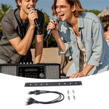 Kit de Montage en Façade pour Antenne des Systèmes Sans Fil SLX, SLX2, LX4 et PGX2 (Panneau 1U, Câble BNC de 50 cm)
