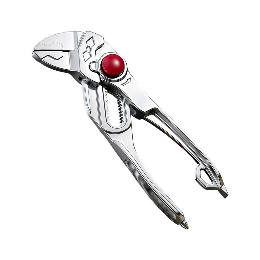 Adjustable Water Pump Pliers Multifunctional Plumbing Pipe Wrench Multitool Industrial Grade High Hardness Pliers B 4712902376454