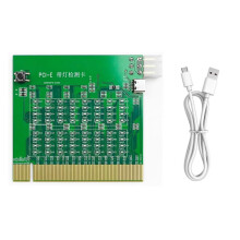 PCI-E 16X PCI Express Steckplatztesterkarte für Motherboards: Erkennen Von Kurzschlüssen oder Unterbrechungen der Southbridge Mittels Lichttester