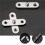 Invisible Door Hinge 360-Degree Heavy Rotating Hinge Hinge  and Down Shaft 3