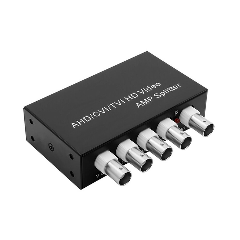 Saudism 1 In 4 Out 2Mp 1080P Ahd Cvi Tvi Bnc Video Distributor Amplifier 1Ch To 2Ch Splitter For Cctv Security Camera