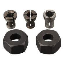 6 6.35 8mm Collet Chuck Adapter with Nut Engraving Trimming Machine Angle Grinder Chuck Power Tool Accessories