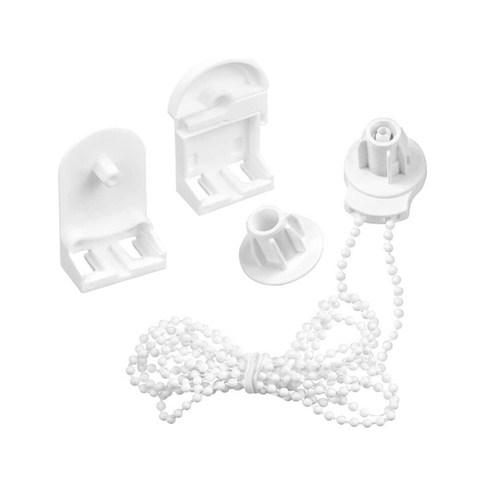 10Pcs Roller Blind Fittings Kit 25Mm Roller Blinds Brackets With Beaded Chain Curtain Roller For Window Accessories 6033240912776