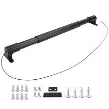 Kit de Fermeture de Porte Moustiquaire pour VR avec Barre de Maintien en Aluminium et Tension Réglable pour la Protection Du Verrouillage de la Porte