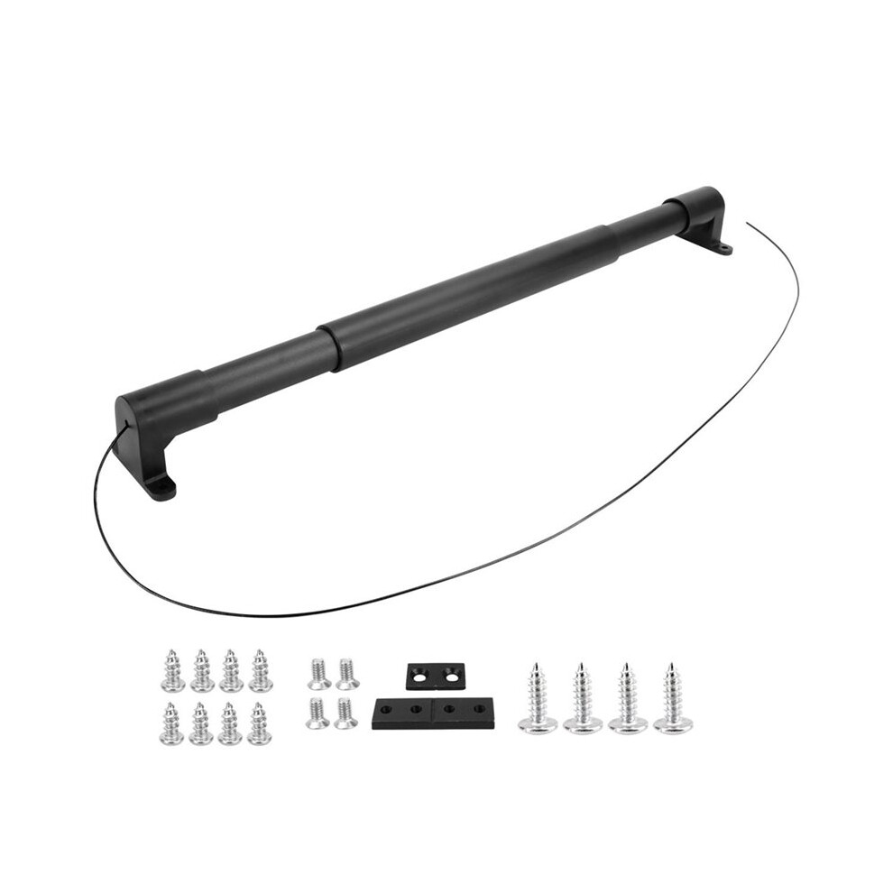 Rv Screen Door Closer Kit Aluminum Grab Bar Adjustable Tension For Trailer Door Locking Protection- Version Black 4711928029139