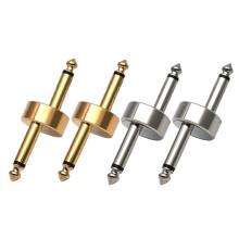 4 Stück 6,35-mm-Gitarrenpedal-Anschluss-Z-Typ-Audioadapter für Verbesserte Klangqualität