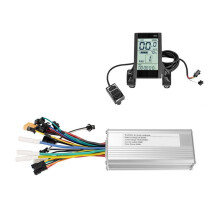 Controller Brushless da 500 W 25 A per Bici Elettrica con Display LCD, Controller per Motore di Scooter 24 V-48 V, Accessori per Ebike