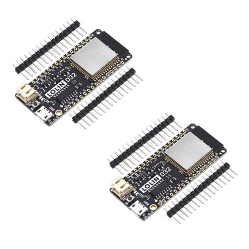 2 Stück LOLIN D32 V1.0.0 WLAN--Entwicklungsboard ESP32 ESP-WROOM-32 4 MB Flash für  MicroPython