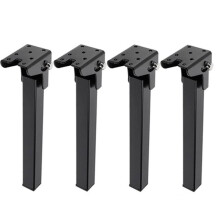 Pata de Mesa Plegable, Soporte para Muebles Plegable, Soporte para Pata de Mesa, Pata Invisible Oculta de 90 Grados, Pata de Almacenamiento de Metal
