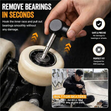 Roller Skate Bearings Tool Bearing Puller Installer Skateboard Remover Dual Function Disassemble Tool for Scooter