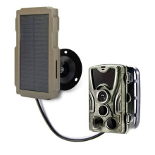 6V-12V Oplaadbare Zonne-Oplader Trail Game Camera Zonnepaneel Kit voor Jachtcamera (EU Plug)