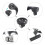 Bike Computer Bracket Adaptor Kit for  XOSS IGPS Aluminum Alloy Quick Release Bracket 3Plug M 2Plug F 10