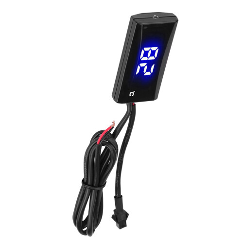 Motorcycle Water Temp Digital Gauge Blue LCD 1
