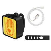 USB Rechargeable Bike Rear Light LED Tail Light Waterproofs Bicycles Taillights Cycling Safety Warning Lamp