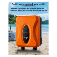 Electric Air Pump Touchscreen Control with LED Light Inflator and Deflator for Inflatable Paddleboard Kayak Orange