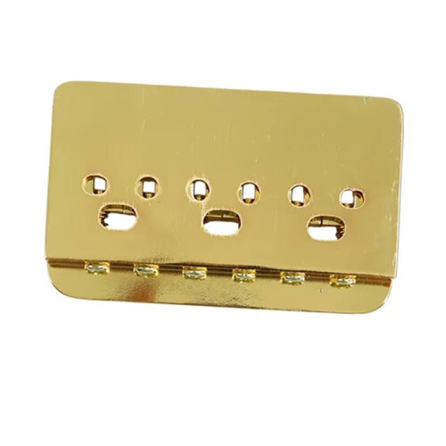 Fixed Bridge 6 String Roller Saddle Bridge Adjustable Electric Guitar Fixed Hardtail Bridge Guitar Replacement Part 2